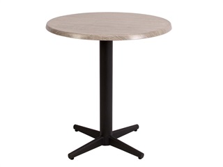 Bistro laminate table, grey wood